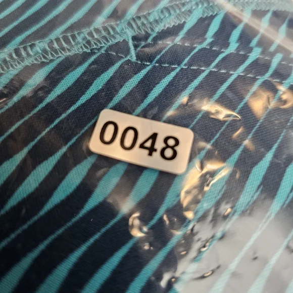 Adidas Hoodie Sweatshirt Boys L 14-16 Blue/Turquoise Striped - Picture 8 of 8